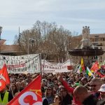 Manifestation aixoise contre la réforme des retraites 25 mars Aix